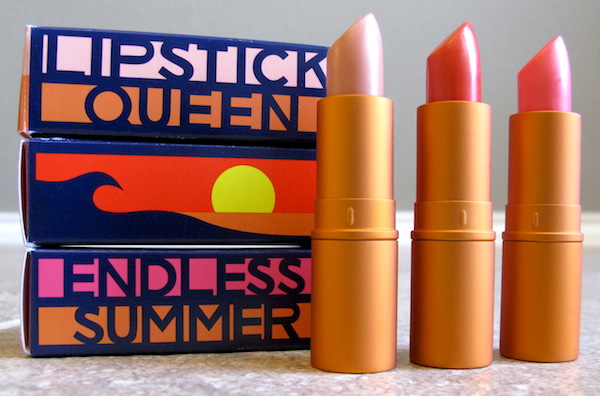 Lipstick Queen Endless Summer in Hang Ten, Stoked, and Perfect Wave