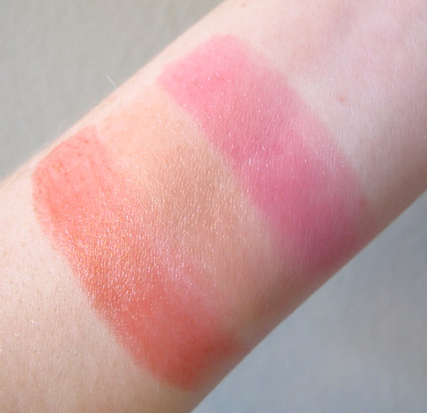 Lipstick Queen Endless Summer swatches in Stoked, Hang Ten, and Perfect Wave