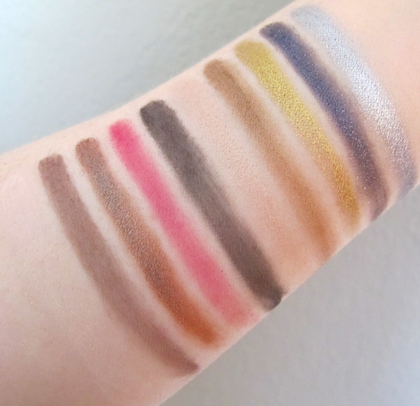 Too Faced Pretty Rebel Eye Shadow Swatches
