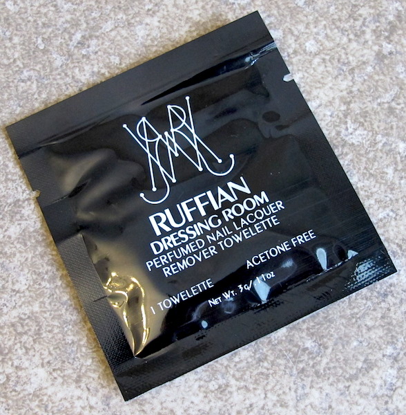 Ruffian Dressing Room Nail Lacquer Remover Towelette, 1 at $1.20 value
