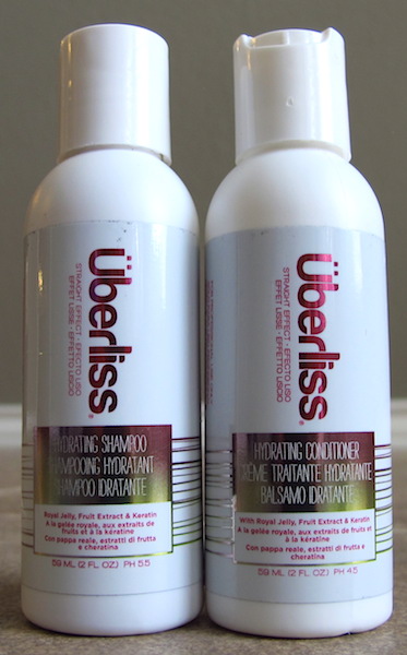 Uberliss Hydrating Shampoo and Conditioner 2 oz each, $8.30 total value
