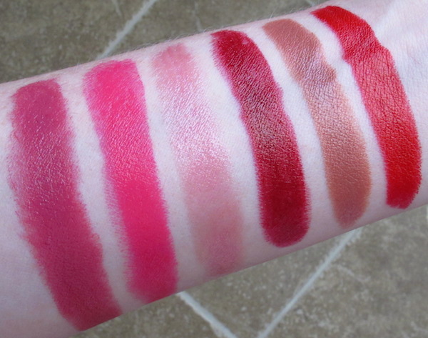 Urban Decay Full Frontal Lipstick Stash Swatches